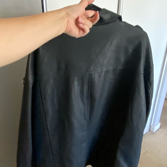 Oversized moto jacket - Picture 6 of 7